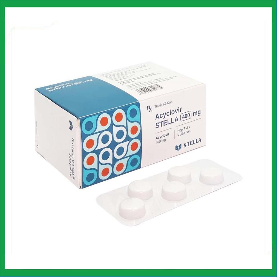 Acyclovir-400mg.jpg Nhà Thuốc Tiến Thành - Acyclovir 400mg