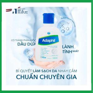 Nhà Thuốc Tiến Thành - Sữa rửa mặt và toàn thân Adaphil Gentle Skin Cleanser giúp làm sạch và dưỡng da (500ml) 1 Nhà Thuốc Tiến Thành - Adaphil 2
