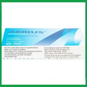 Nhà Thuốc Tiến Thành - Aerius 5mg 1