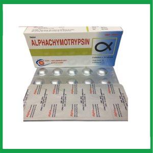 Nhà Thuốc Tiến Thành - Thuốc kháng viêm dạng men ALPHACHYMOTRYPSIN (Armephaco) hộp 2 vỉ x 10 viên 2 Nhà Thuốc Tiến Thành - Alphachymotrypsin Armephaco 1