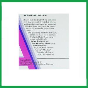 Nhà Thuốc Tiến Thành - Thuốc Amoksiklav Quick Tabs 625mg Lek điều trị nhiễm khuẩn (7 vỉ x 2 viên) 1 Nhà Thuốc Tiến Thành - Amoksiklav2