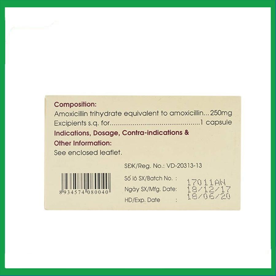 Amoxicillin-250mg-Mekophar-2.jpg Nhà Thuốc Tiến Thành - Amoxicillin 250mg Mekophar 2