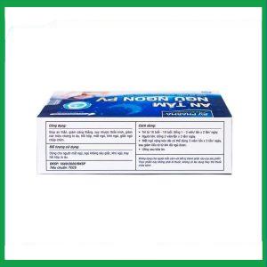 Nhà Thuốc Tiến Thành - Viên uống An Tâm Ngủ Ngon PV Pharma giúp an thần, giảm căng thẳng (5 vỉ x 10 viên) 2 Nhà Thuốc Tiến Thành - An Tam Ngu Ngon1