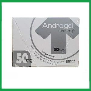 Gel bôi da Androgel 50mg/5g Besins hỗ trợ điều trị thiểu năng tuyến sinh dục nam giới (30 gói x 5g)