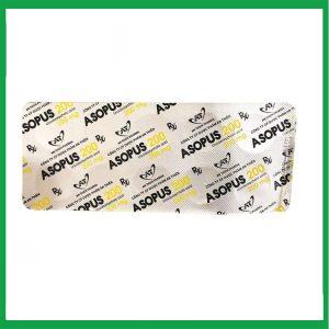 Nhà Thuốc Tiến Thành - Thuốc Asopus 200 An Thiên điều trị bệnh gan mật (3 vỉ x 10 viên) 2 Nhà Thuốc Tiến Thành - Asopus 200mg 1