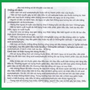 Nhà Thuốc Tiến Thành - Aspirin2