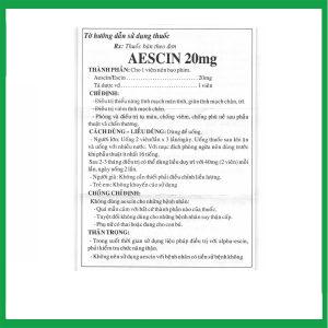 Nhà Thuốc Tiến Thành - Thuốc Atmecin Hà Nam điều trị suy tĩnh mạch mãn tính (6 vỉ x 10 viên) 1 Nhà Thuốc Tiến Thành - Atmecin2