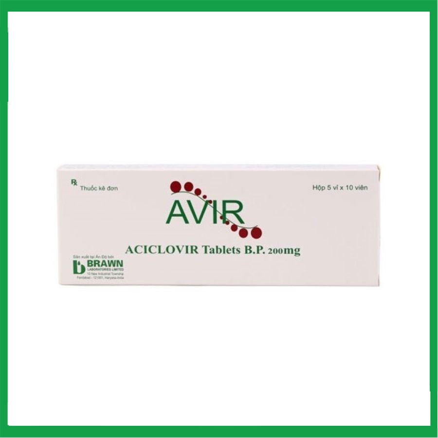 Avir-200mg.jpg Nhà Thuốc Tiến Thành - Avir 200mg