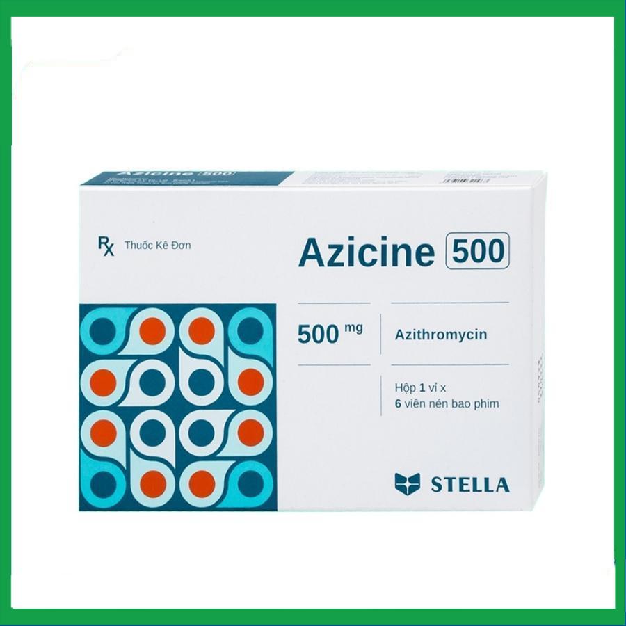 Azicine-500.jpg Nhà Thuốc Tiến Thành - Azicine 500