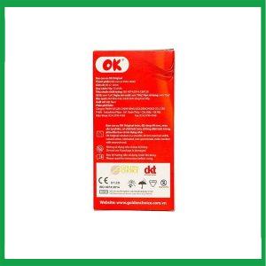 Nhà Thuốc Tiến Thành - Bao cao su OK Original không mùi, bổ sung chất bôi trơn và không chứa chất diệt tinh trùng (12 cái) 2 Nhà Thuốc Tiến Thành - BCS OK khong mui 12 cai 1