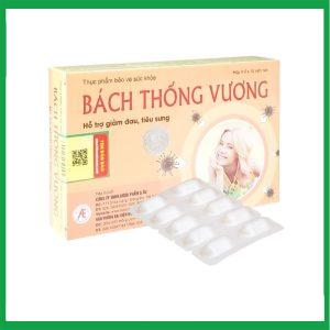 Nhà Thuốc Tiến Thành - Viên uống Bách Thống Vương hỗ trợ giảm đau, tiêu sưng trong các chứng đau đầu (3 vỉ x 10 viên) 1 Nhà Thuốc Tiến Thành - Bach Thong Vuong 2