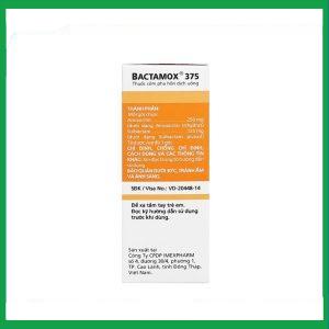 Nhà Thuốc Tiến Thành - Thuốc cốm Bactamox 375 Imexpharm điều trị nhiễm khuẩn (12 gói) 1 Nhà Thuốc Tiến Thành - Bactamox 375mg 2