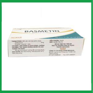 Nhà Thuốc Tiến Thành - Thuốc Basmetin 6mg Medisun điều trị hen phế quản, viêm khớp dạng thấp (2 vỉ x 10 viên) 1 Nhà Thuốc Tiến Thành - Basmetin 2