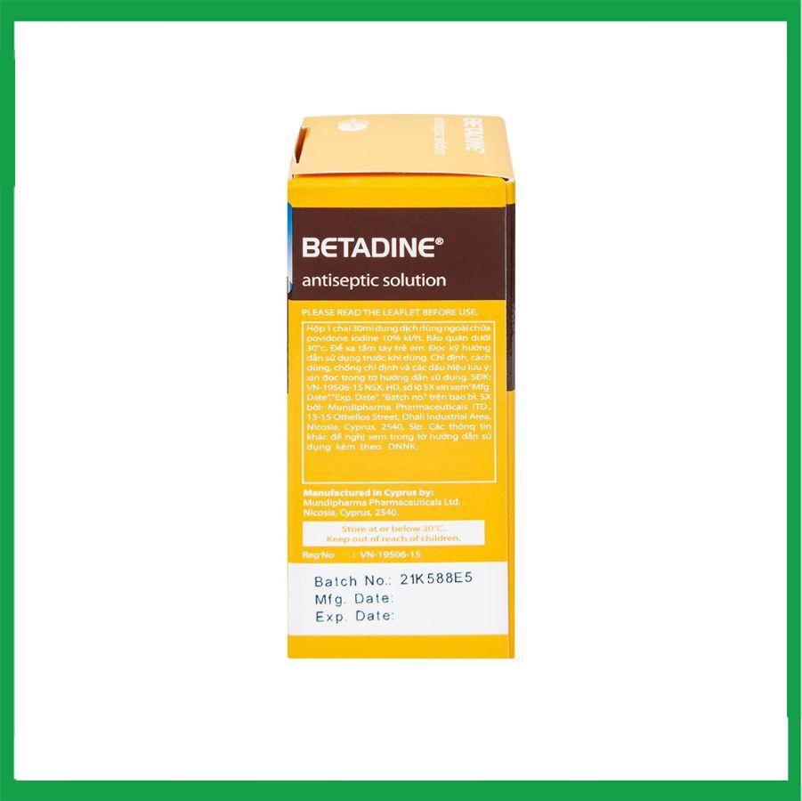 Betadine-Antiseptic-Sol-30ml.-2.jpg Nhà Thuốc Tiến Thành - Betadine Antiseptic Sol 30ml. 2