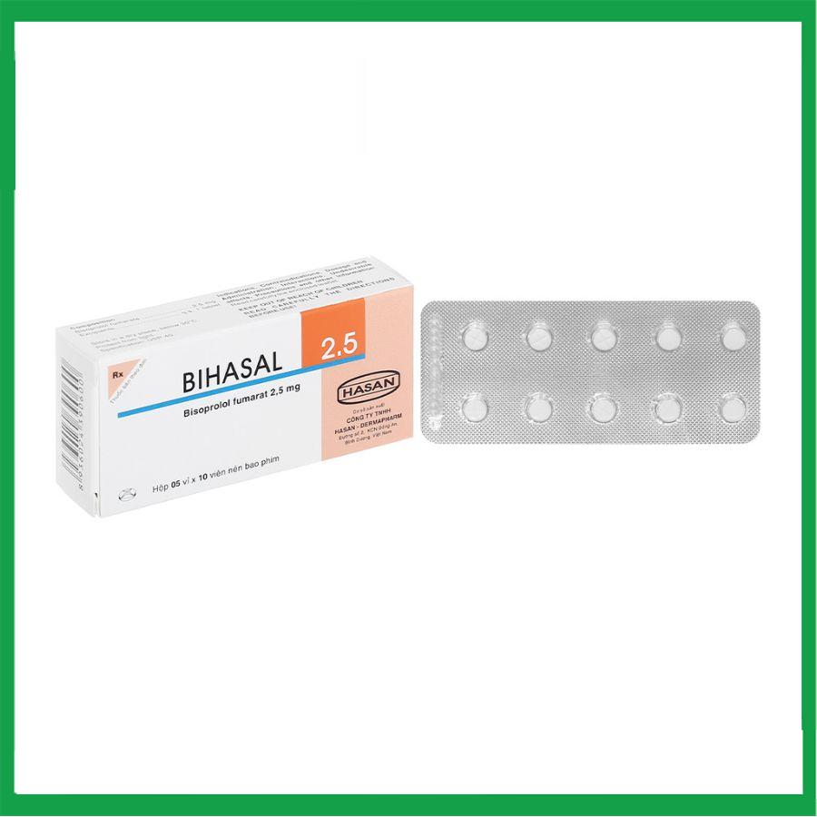 Bihasal-2.5mg.jpg Nhà Thuốc Tiến Thành - Bihasal 2.5mg