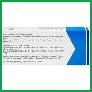 Nhà Thuốc Tiến Thành - Bilaxten 20mg 1