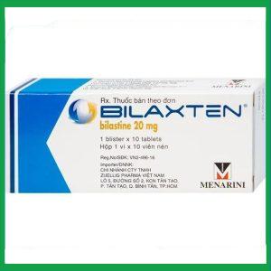 Thuốc Bilaxten 20mg điều trị viêm mũi dị ứng, mày đay (1 vỉ x 10 viên)
