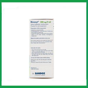 Nhà Thuốc Tiến Thành - Binozyt 200mg 5ml 2