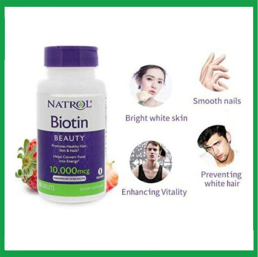 Biotin-10000mcg-Natrol2.jpg Nhà Thuốc Tiến Thành - Biotin 10000mcg Natrol2