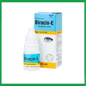 Thuốc nhỏ mắt Biracin-E Bidiphar điều trị các nhiễm khuẩn mắt do các chủng nhạy cảm (5ml)