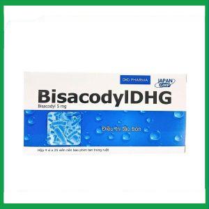 Thuốc Bisacodyl điều trị táo bón, thải sạch ruột (4 vỉ x 25 viên)