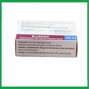 Nhà Thuốc Tiến Thành - Thuốc Bluemoxi 400mg Bluepharma điều trị nhiễm khuẩn (7 viên) 1 Nhà Thuốc Tiến Thành - Bluemoxi2