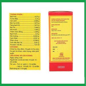 Nhà Thuốc Tiến Thành - Thuốc ho Bổ Phế TW3 Chỉ Khái Lộ chuyên trị ho cảm, ho gió (125ml) 2 Nhà Thuốc Tiến Thành - Bo Phe TW31