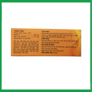 Nhà Thuốc Tiến Thành - Bocalex ZinC DHG bổ sung vitamin C, hỗ trợ tăng cường sức đề kháng cho cơ thể (Hộp 1 tuýp x 10 viên) 1 Nhà Thuốc Tiến Thành - Bocalex ZinC 1