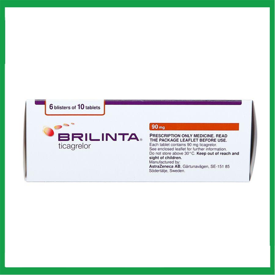 Brilinta-90mg.jpg Nhà Thuốc Tiến Thành - Brilinta 90mg