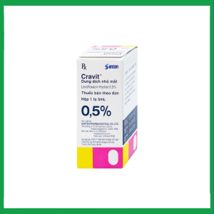 Nhà Thuốc Tiến Thành - Thuốc nhỏ mắt Cravit 0.5% điều trị viêm bờ mi, viêm túi lệ, lẹo (5ml) 2 Nhà Thuốc Tiến Thành - CRV2