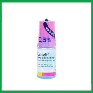 Nhà Thuốc Tiến Thành - Thuốc nhỏ mắt Cravit 0.5% điều trị viêm bờ mi, viêm túi lệ, lẹo (5ml) 4 Nhà Thuốc Tiến Thành - CRV4