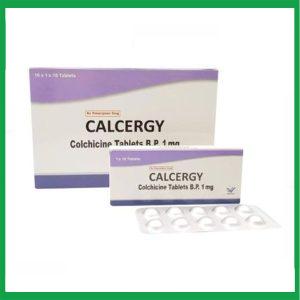 Thuốc Calcergy điều trị và phòng ngừa bệnh gout cấp tính(Hộp 1 vỉ x 10viên)