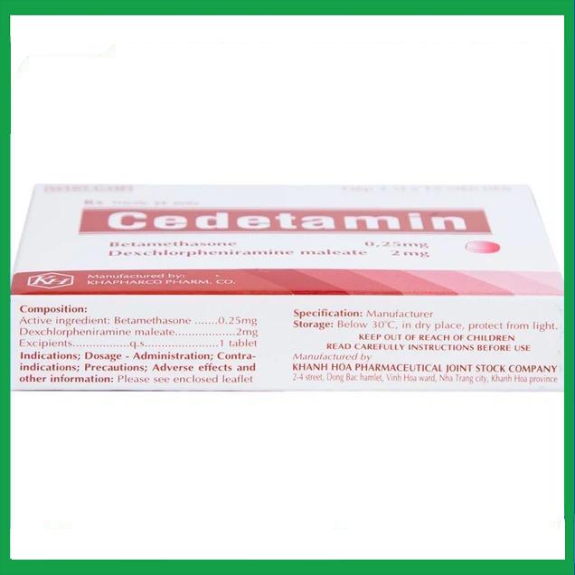 Cedetamin-2.jpg Nhà Thuốc Tiến Thành - Cedetamin 2