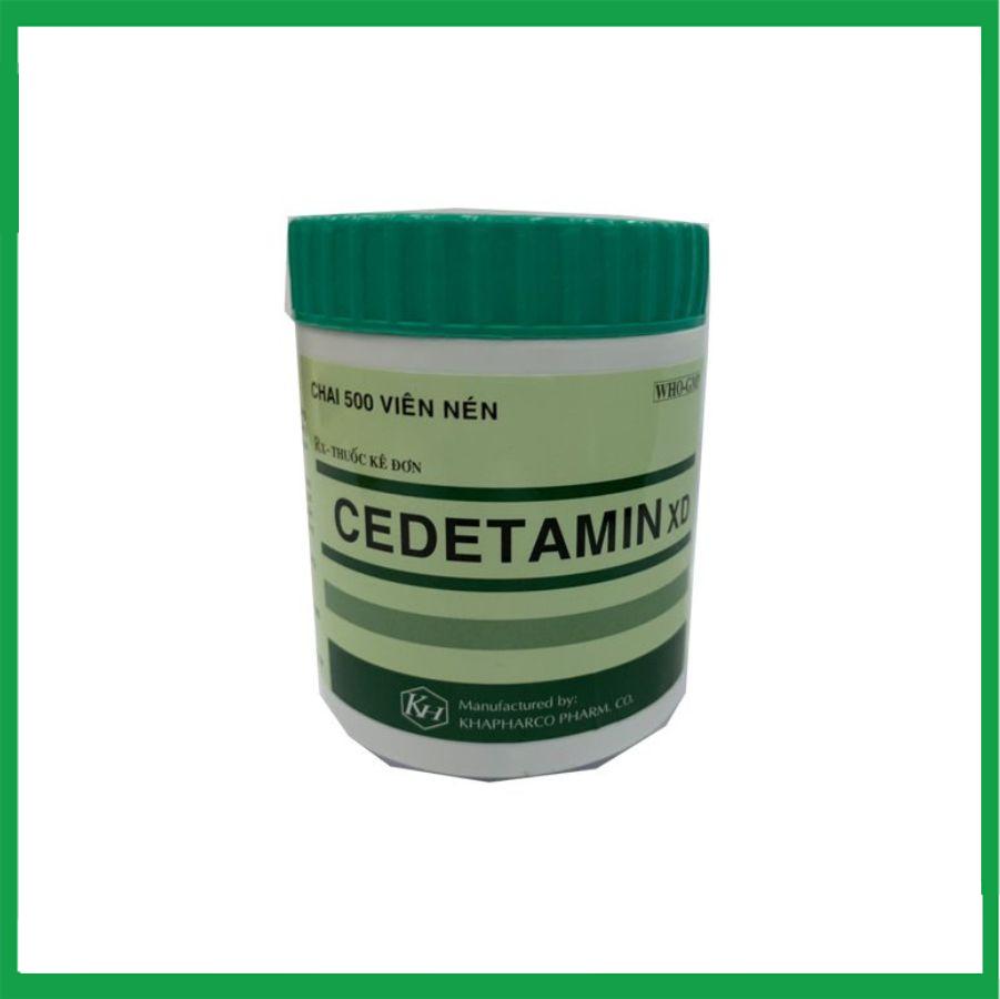 Cedetamin-XD-nap-xanh.jpg Nhà Thuốc Tiến Thành - Cedetamin XD nap