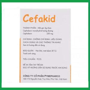 Nhà Thuốc Tiến Thành - Thuốc cốm Cefakid 250mg điều trị nhiễm khuẩn (24 gói x 3g) 1 Nhà Thuốc Tiến Thành - Cefakid 2