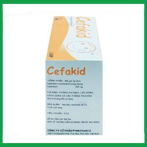 Nhà Thuốc Tiến Thành - Thuốc cốm Cefakid 250mg điều trị nhiễm khuẩn (24 gói x 3g) 2 Nhà Thuốc Tiến Thành - Cefakid 3