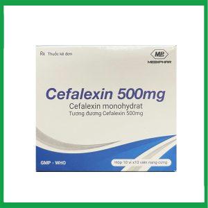 Cephalexin 500mg Mebiphar điều trị nhiễm khuẩn thể nhẹ và trung bình