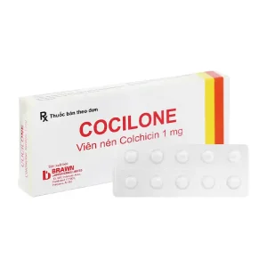 Nhà Thuốc Tiến Thành - Thuốc Cocilone Brawn điều trị cơn gút cấp (1 vỉ x 10 viên) 1 Nhà Thuốc Tiến Thành - Cocilone Brawn 1