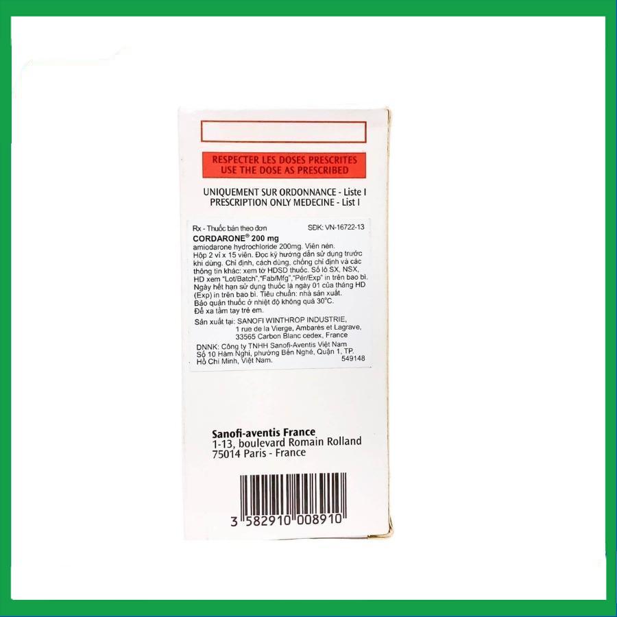 Cordarone-2.jpg Nhà Thuốc Tiến Thành - Cordarone 2