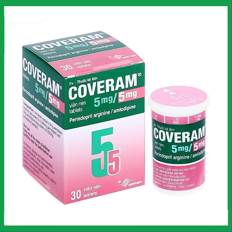 Coveram-5_5mg.jpg Nhà Thuốc Tiến Thành - Coveram 5 5mg