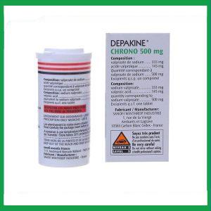 Nhà Thuốc Tiến Thành - Thuốc Depakine Chrono 500mg Sanofi điều trị động kinh (30 viên) 1 Nhà Thuốc Tiến Thành - Depakine 500mg 1