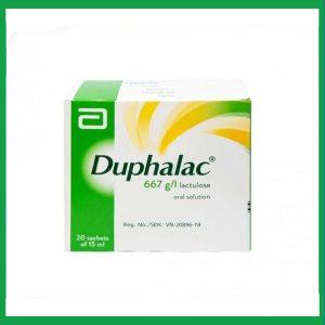 Duphalac (Lactulose) điều trị táo bón hiệu quả và tăng cường lợi khuẩn ruột (20 gói x 15ml)