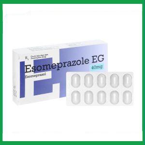 Thuốc Esomeprazole EG 40mg điều trị ngược dạ dày, thực quản (20 viên)