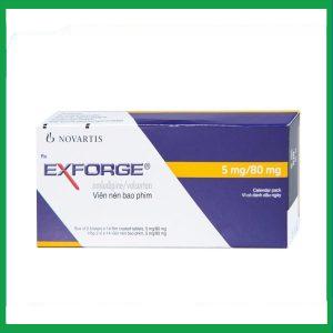 Exforge 5mg/80mg trị tăng huyết áp vô căn (2 vỉ x 14 viên)