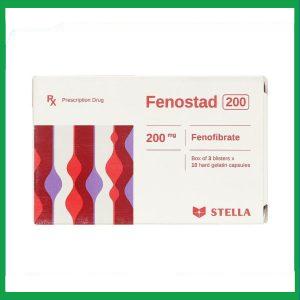 Fenostad 200mg trị tăng triglycerid huyết, lipid huyết (3 vỉ x 10 viên)