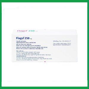 Nhà Thuốc Tiến Thành - Flagyl 250mg trị nhiễm khuẩn (2 vỉ x 10 viên) 2 Nhà Thuốc Tiến Thành - Flagyl 3