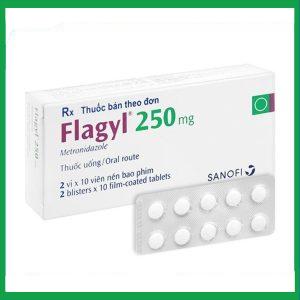Thuốc Flagyl 250mg điều trị nhiễm khuẩn (2 vỉ x 10 viên)