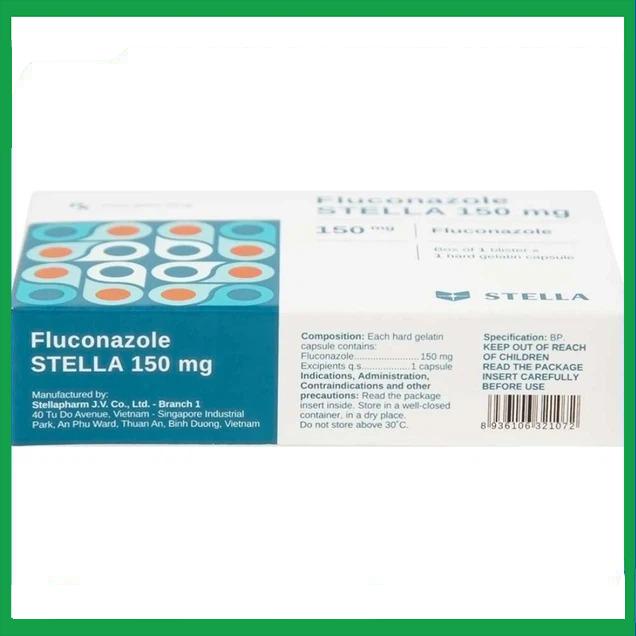 Fluconazole-Stella-150mg-2.jpg Nhà Thuốc Tiến Thành - Fluconazole Stella 150mg 2