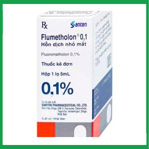 Nhà Thuốc Tiến Thành - Hỗn dịch nhỏ mắt Flumetholon 0.1% Santen điều trị các bệnh viêm phía ngoài mắt 3 Nhà Thuốc Tiến Thành - Flumetholon 01 5ml. Santen Nhat ban 1