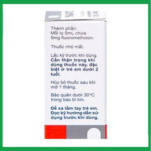 Nhà Thuốc Tiến Thành - Hỗn dịch nhỏ mắt Flumetholon 0.1% Santen điều trị các bệnh viêm phía ngoài mắt 1 Nhà Thuốc Tiến Thành - Flumetholon 01 5ml. Santen Nhat ban 3